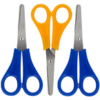 NOŻYCZKI SZKOLNE DLA PRAWORĘCZNYCH ASTRA Z PODZIAŁKĄ 13cm DZIECIĘCE - 3 szt