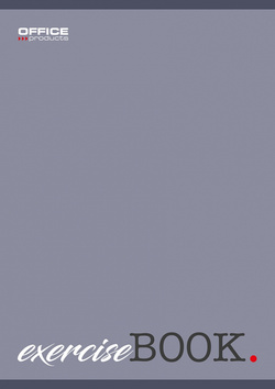 ZESZYT A5 LINIA 96 KARTEK SZKOLNY LAMINOWANA OKŁADKA OFFICE - 4 sztuki