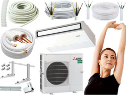 KLIMATYZACJA MITSUBISHI PODSTROPOWA 13,4 kW ZESTAW