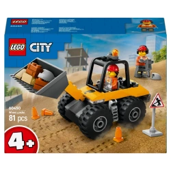 LEGO CITY ŁADOWARKA KOŁOWA ŻÓŁTA POJAZD BUDOWLANY FIGURKI 81 EL. 60450
