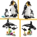 LEGO CREATOR 3w1 DZIKIE ZWIERZĘTA RODZINA PAND PINGWIN ORKA 626 EL. 31165