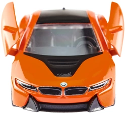 SAMOCHÓD AUTO BMW I8 LCI OTWIERANE DRZWI POMARAŃCZOWE METALOWE SIKU 2348