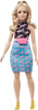 BARBIE FASHIONISTAS LALKA MODOWA POWER GIRL KRĄGŁE KSZTAŁTY BLOND MATTEL