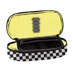 PIÓRNIK SZKOLNY SASZETKA USZTYWNIANA PASO SMILEY WORLD SZACHOWNICA EMOJI