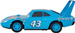 CARS AUTA SAMOCHODZIK STRIP WEATHERS KING Z NAPĘDEM PULL-BACK DISNEY MATTEL