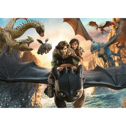 PUZZLE 200 EL. SZCZERBATEK I PRZYJACIELE JAK WYTRESOWAĆ SMOKA TREFL 13348