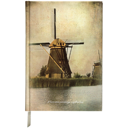 ZESZYT A5 BRULION KRATKA 120 KARTEK W KRATKĘ HOLLAND WIATRAK ASTRA