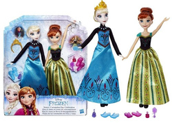 LALKA ANNA I ELSA FROZEN LALKI KRAINA LODU HASBRO
