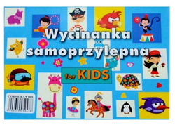 WYCINANKA SAMOPRZYLEPNA PAPIER A4 FOR KIDS DZIECI