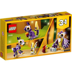 LEGO CREATOR 3W1 FANTASTYNCZNE LEŚNE STWORZENIA SOWA WIEWIÓRKA KRÓLIK 31125