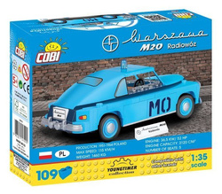 KLOCKI COBI AUTO WARSZAWA M20 RADIOWÓZ 24551