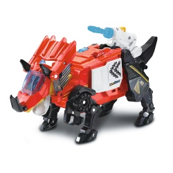 MOTOZAURY DINOZAUR TRANSFORMUJĄCY VTECH TRICERATOPS NEXOR STRAŻ POŻARNA
