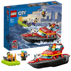  LEGO CITY KLOCKI  ŁÓDŹ RATOWNICZA STRAŻACKA 60373 144 EL.