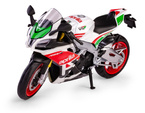 APRILLA 2021 RSV4 RR1000 WYŚCIGOWY MOTOCYKL MODEL METALOWY 1:12