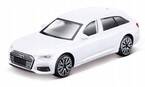 AUDI A6 AVANT BIAŁY SAMOCHÓD METALOWY AUTO MODEL BBURAGO 1:43