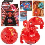 BAKUGAN HOOK FIGURKA BITEWNA KULA TRANSFORMUJĄCA CZERWONA KARTY KOD DO GRY