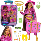 BARBIE EXTRA FLY LALKA PODRÓŻNICZKA Z WALIZKĄ SAFARI WAKACYJNA MATTEL