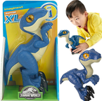 DINOZAUR JURASIC WORLD DUŻA FIGURKA  RAPTOR XL 24CM FISHER-PRICE