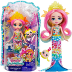 ENCHANTIMALS ROYAL OCEAN KINGDOM LALKA SYRENKA RADIA RAINBOW FISH Z RYBKĄ