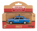 FIAT 125P MILICJA MODEL METALOWY KOLEKCJA PRL 1:43