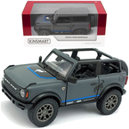 FORD BRONCO 2022 MODEL KOLEKCJONERSKI AUTO SAMOCHÓD CZARNY 1:36 KINSMART