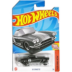 HOT WHEELS '62 CORVETTE THEN AND NOW SAMOCHODZIK SZARY AUTKO MATTEL HKJ42