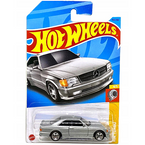 HOT WHEELS '89 MERCEDES-BENZ 560 SEC AMG HW TURBO RESORAK SREBRNY MATTEL