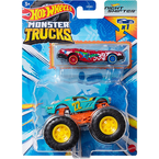 HOT WHEELS MONSTER TRUCKS NIGHT SHIFTER 1:64 SAMOCHODZIK AUTKO MATTEL