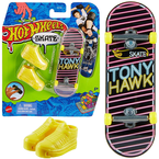 HOT WHEELS SKATE FINGERBOARD DESKOROLKA TONY HAWK LINED LUMINESENCE MATTEL