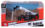 ŁADOWARKA TELESKOPOWA METALOWA BOBCAT T40 POJAZD MODEL BBURAGO 1:50