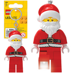 LEGO BRELOK DO KLUCZY Z LATARKĄ LED ŚWIĘTY MIKOŁAJ GWIAZDOR FIGURKA