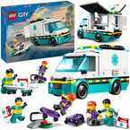 LEGO CITY KARETKA POGOTOWIA SAMOCHÓD FIGURKI LEKARZ NOSZE 184 EL. 60451