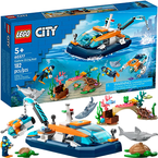 LEGO CITY ŁÓDŹ DO NURKOWANIA BADACZA KLOCKI EKSPLORACJA MORSKA 60377