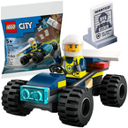 LEGO CITY POLICJA POLICYJNY ŁAZIK TERENOWY POJAZD FIGURKA SASZETKA 30664