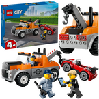 LEGO CITY SAMOCHÓD POMOCY DROGOWEJ HOLOWANIE FIGURKI AKCESORIA 101EL. 60435