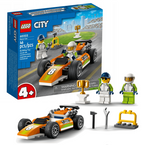 LEGO CITY SAMOCHÓD WYŚCIGOWY BOLID AUTKO FIGURKI KIEROWCA MECHANIK 60322