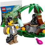 LEGO CITY SPOTKANIE Z MAŁYM GORYLEM DŻUNGLA FIGURKA SASZETKA 30665