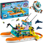 LEGO FRIENDS MORSKA ŁÓDŹ RATUNKOWA STATEK JACHT KATAMARAN OCEAN 41734