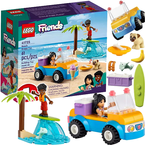 LEGO FRIENDS ZABAWA Z ŁAZIKIEM PLAŻOWYM PIES SAMOCHÓD KLOCKI 41725