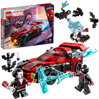 LEGO MARVEL SPIDERMAN MILES MORALES KONTRA MORBIUS SAMOCHÓD FIGURKI 76244