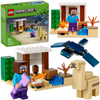 LEGO MINECRAFT PUSTYNNA WYPRAWA STEVE'A FIGURKI LATAJĄCY FANTOM 75EL. 21251