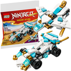 LEGO NINJAGO SMOCZA MOC ZANE'A WYŚCIGÓWKA ODRZUTOWIEC 2w1 SASZETKA 30674