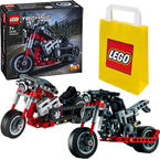 LEGO TECHNIC MOTOCYKL MOTOR CHOPPER KLOCKI 2W1 42132 MAŁY INŻYNIER