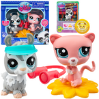 LITTLEST PET SHOP ZESTAW FIGUREK LAMA KOTEK FIGURKI ZWIERZAKI AKCESORIA