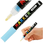 MARKER AKRYLOWY ARTYSTYCZNY DEKOARYCJNY OZDOBNY 1-2mm NIEBIESKI AQUA BLUE