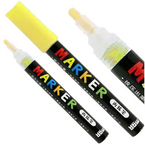 MARKER AKRYLOWY ARTYSTYCZNY DEKOARYCJNY OZDOBNY 1-2mm ŻÓŁTY NEONOWY