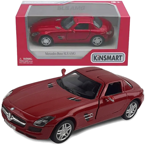 MERCEDES-BENZ SLS AMG MODEL KOLEKCJONERSKI CZERWONY 1:36 KINSMART