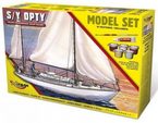 MODEL DO SKLEJANIA S/Y OPTY POLSKI JACHT KILOWY 1:50 MIRAGE HOBBY