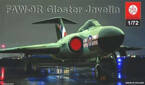 MODEL DO SKLEJANIA SAMOLOT FAW-9R GLOSTER JAVELIN 1:72 PLASTYK