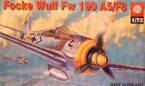 MODEL DO SKLEJANIA SAMOLOT FOCKE WULF FW 190 A/F 1:72 PLASTYK